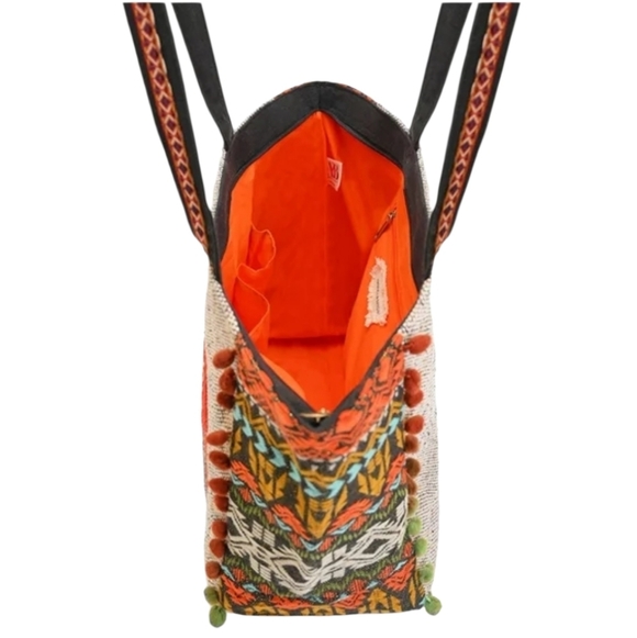 Embroidered Fox Tote Bag - Picture 3 of 6